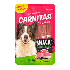 CARNITAS GOURMET SNACK DE CERDO CORDERO – 60g